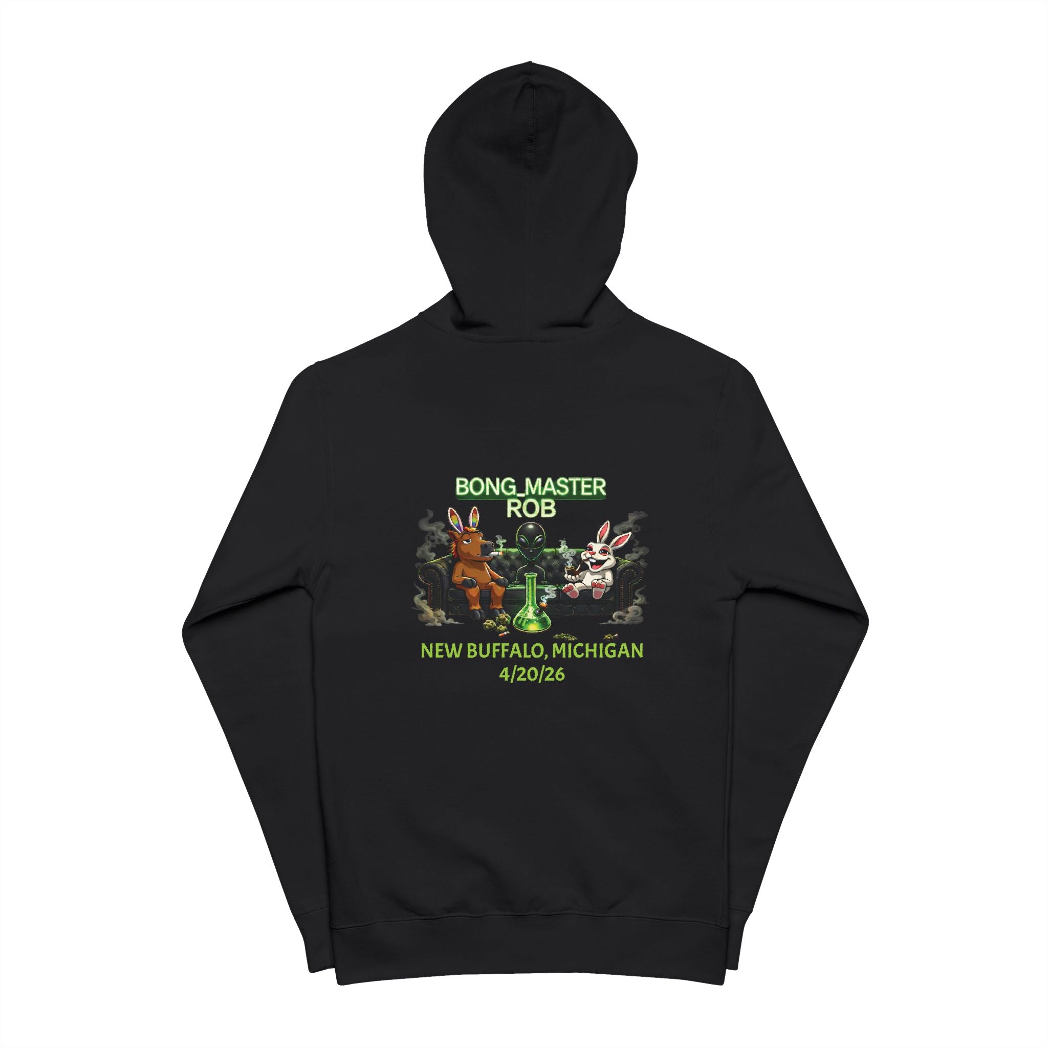 BongMasterRob 4/20 Sponsor Hoodie - FREE HAT WITH PURCHASE!