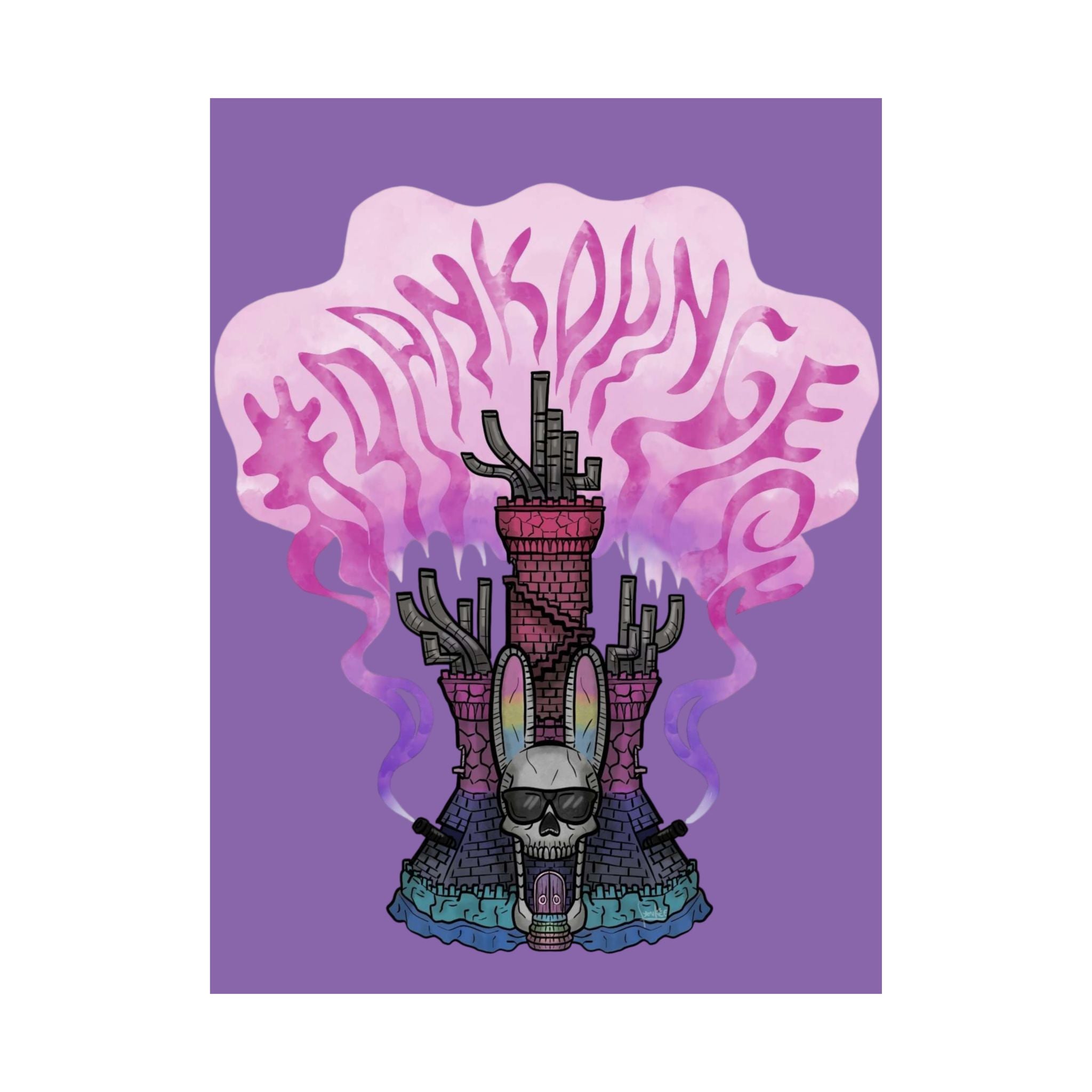 Dank Dungeon Matte Vertical Art Print