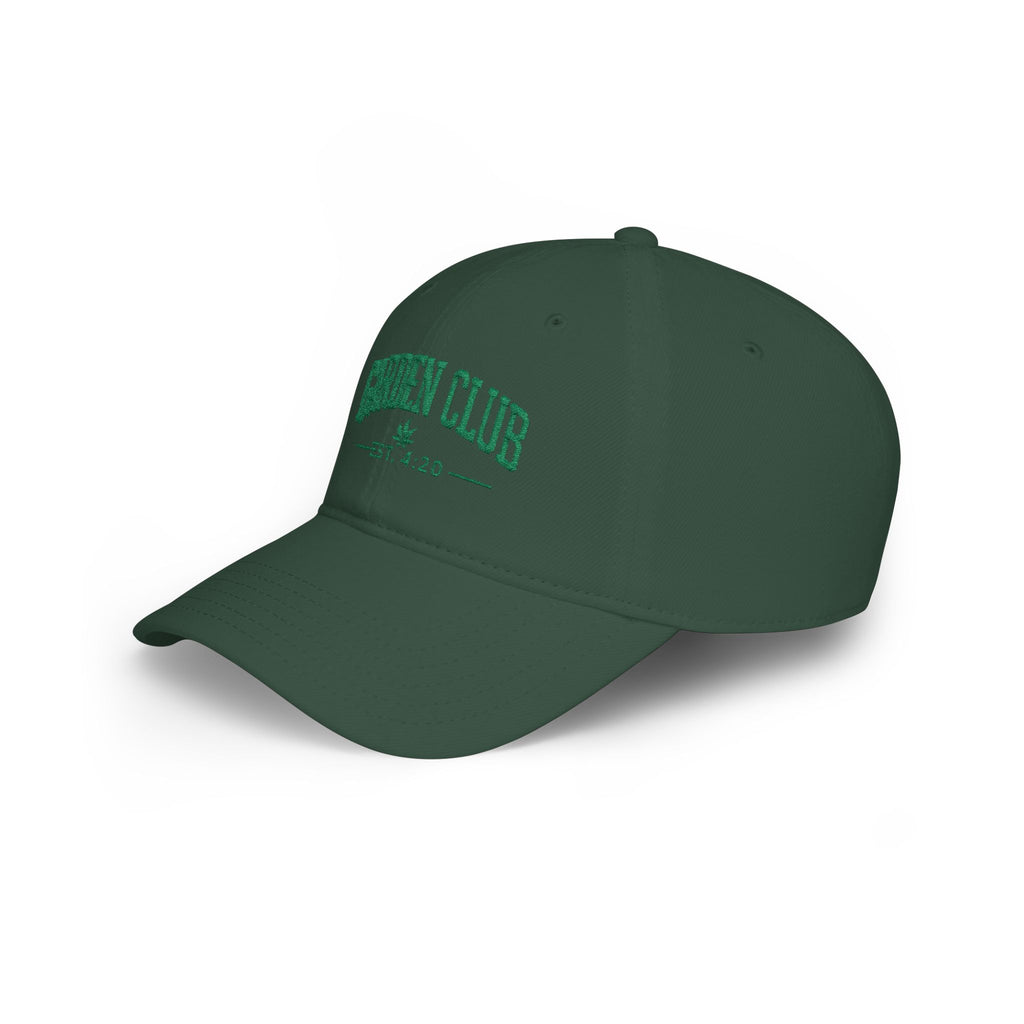 Embroidered Garden Club Baseball Cap
