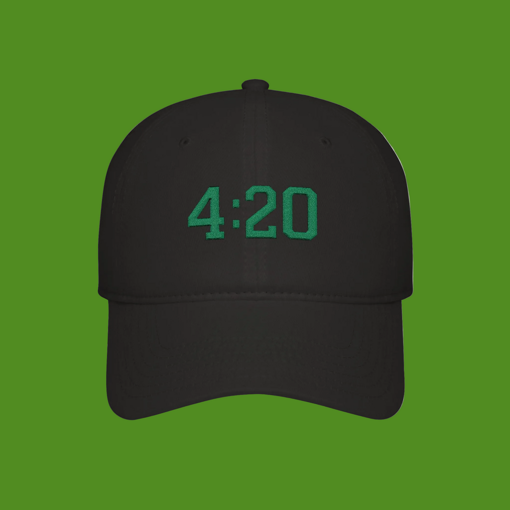 4:20 Embroidered Baseball Cap