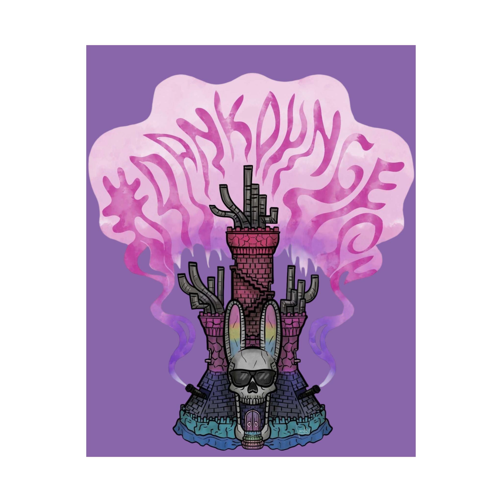 Dank Dungeon Matte Vertical Art Print