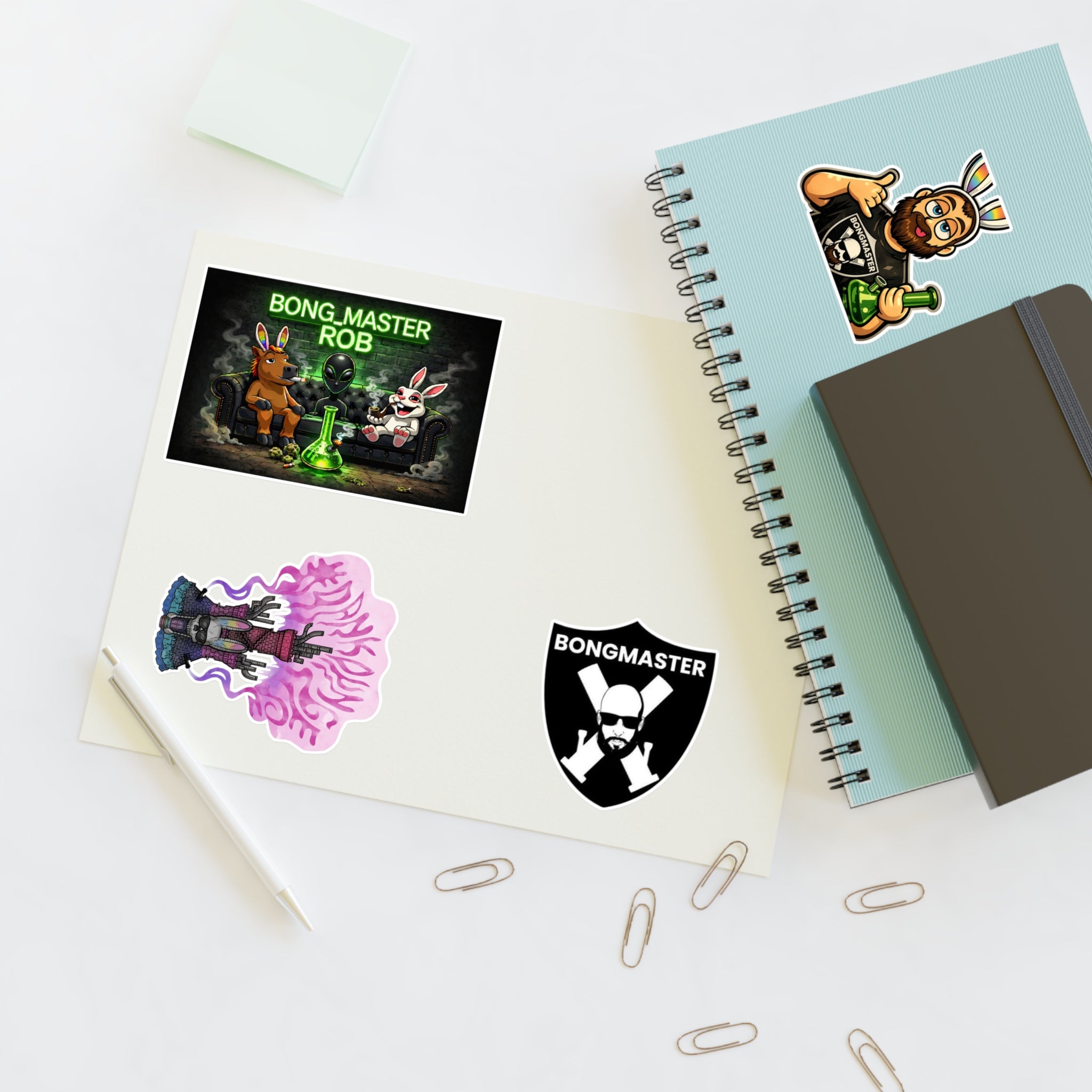 Bong Master Sticker Sheet