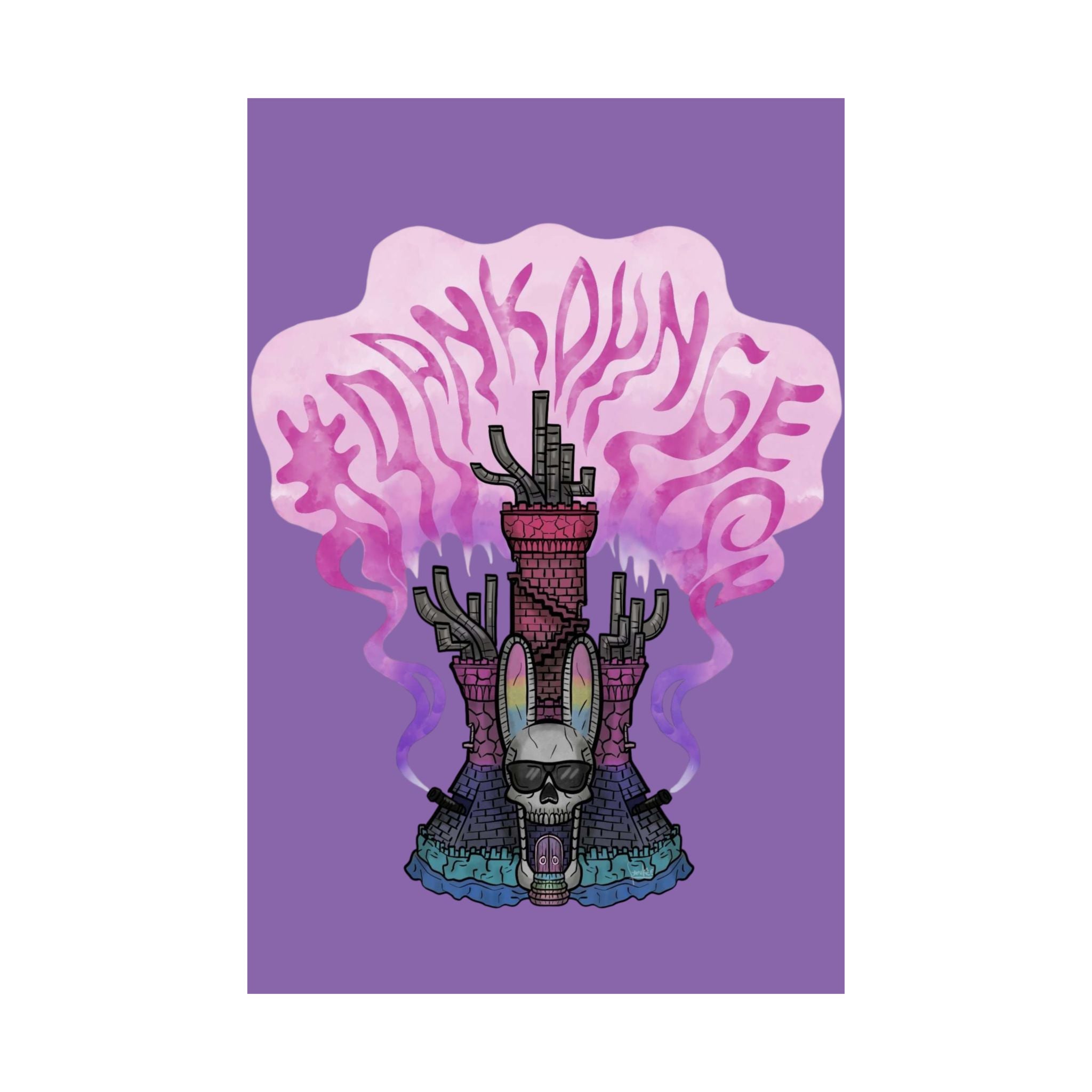 Dank Dungeon Matte Vertical Art Print