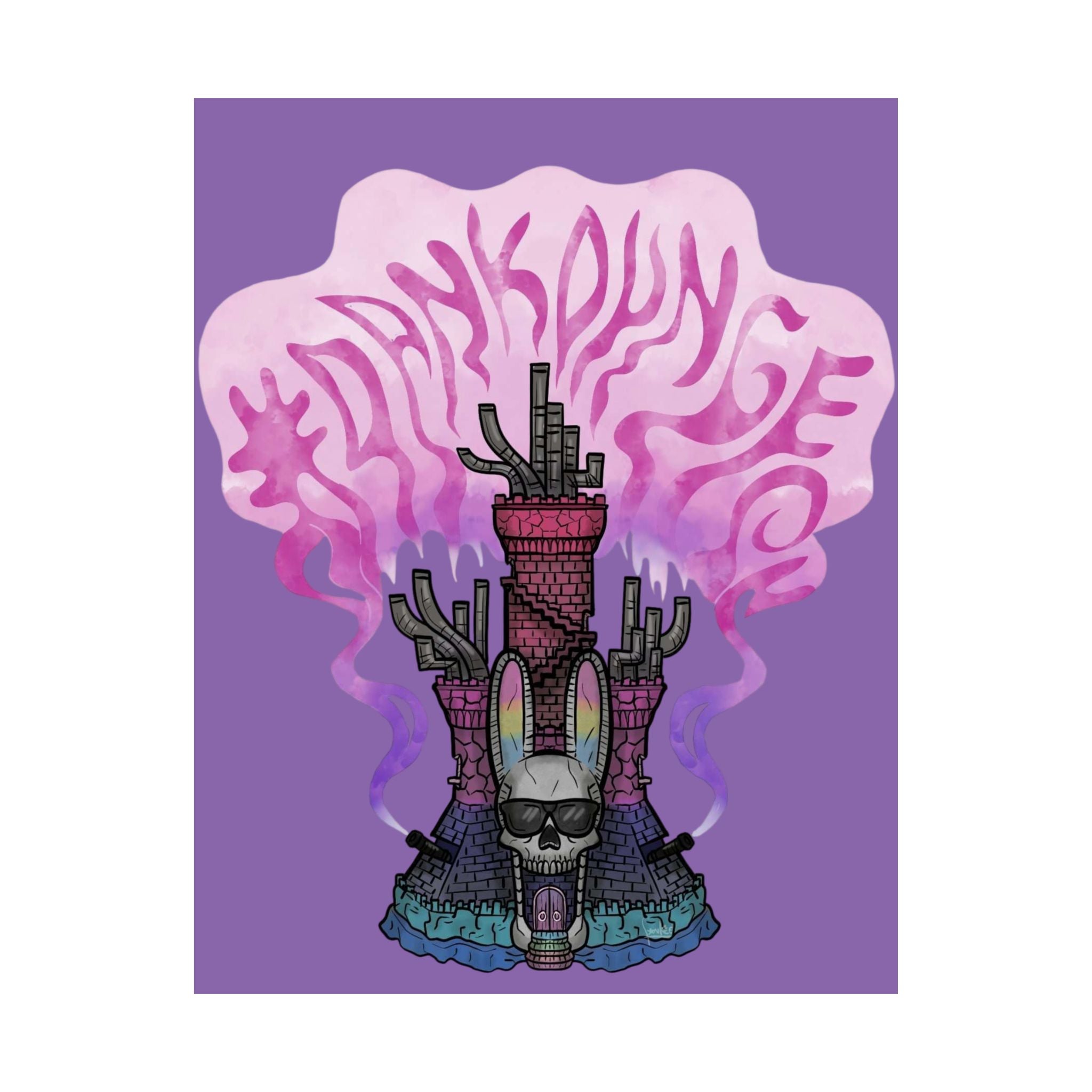 Dank Dungeon Matte Vertical Art Print