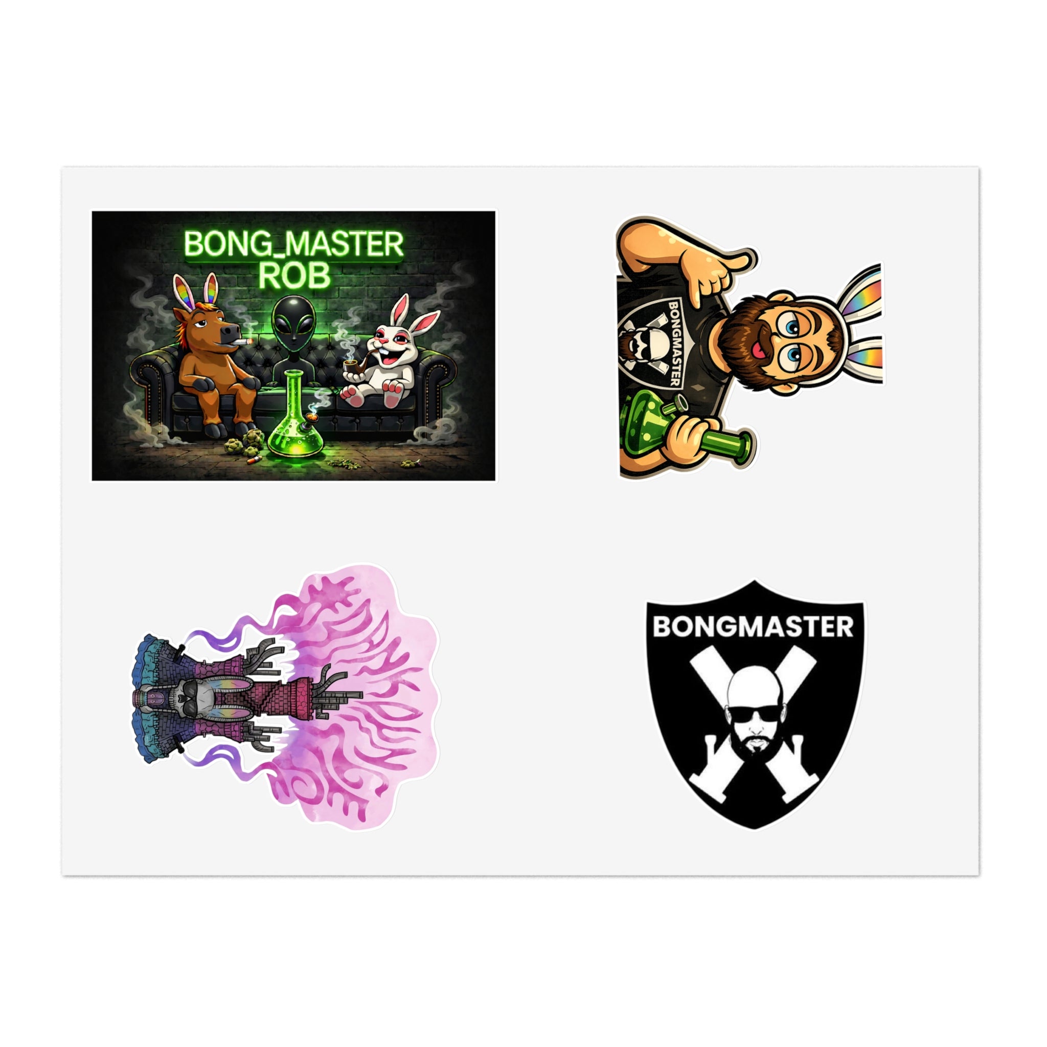 Bong Master Sticker Sheet