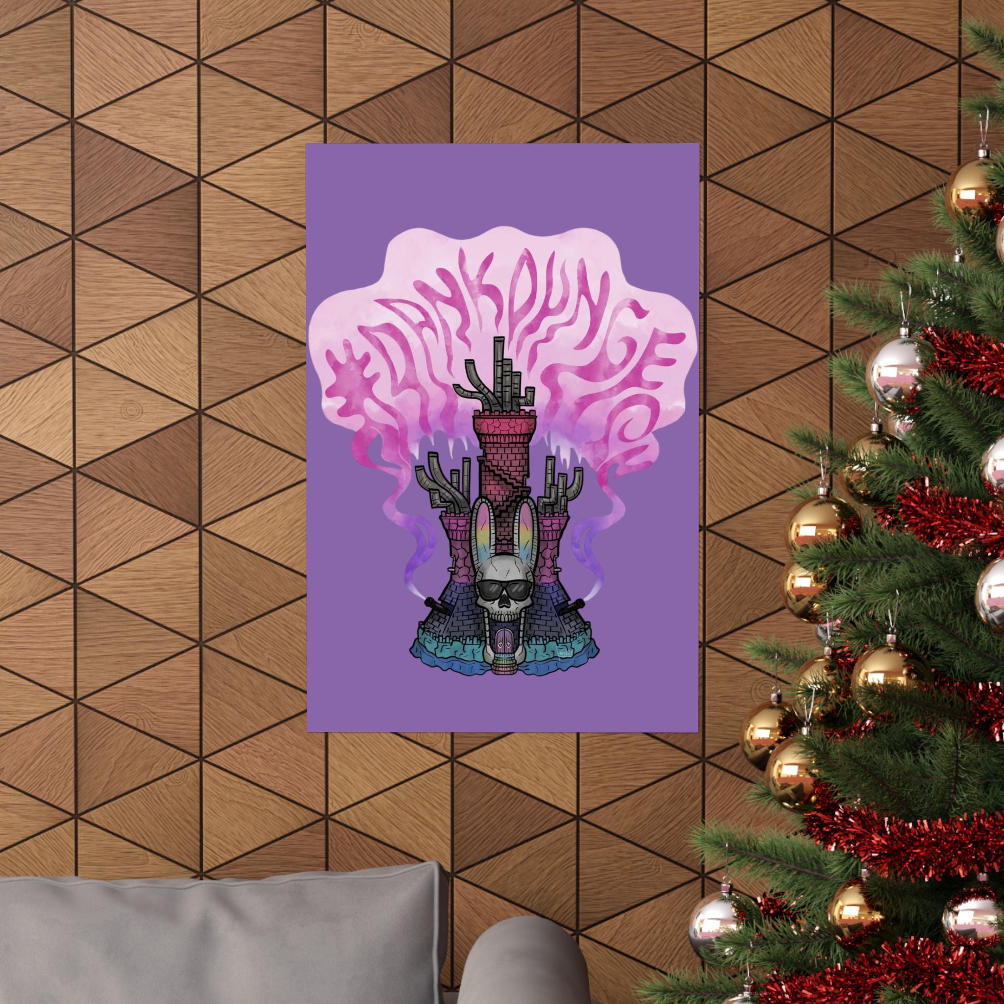 Dank Dungeon Matte Vertical Art Print