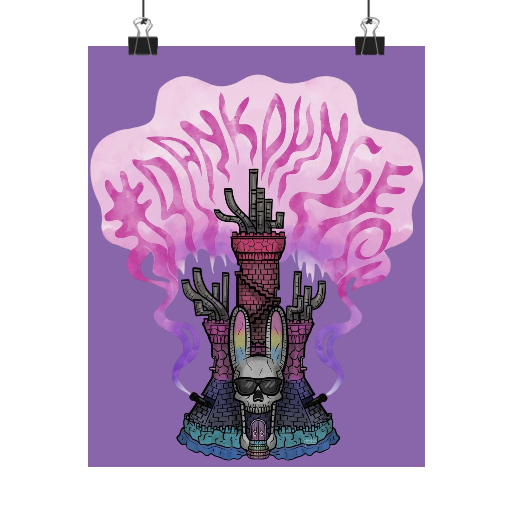 Dank Dungeon Matte Vertical Art Print